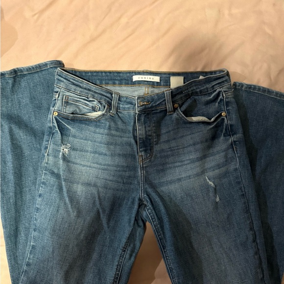 Eunina Women's Boot cut Blue Jeans - Picture 1 of 3
